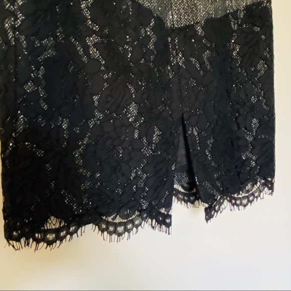 J. Crew - Tweed/Lace Pencil Skirt - Picture 5 of 5